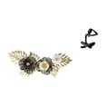thumbnail image 1 of Escultura Decorativa De Metal Nórdico Para Pared, Diseño De Hojas Y Flores, Ideal Para Comedor, Decoración Del Hogar, Hotel, Vacaciones, Estatua Abstracta, Figura Decorativa, Adorno De Mesa, 1 of 8