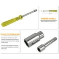 thumbnail image 3 of sleeve,And 3/8'' Drive With Tool Car Socket Set With 1/4'' And 3/8'' 40-piece 1/4'' And Socket Tool Kit And Sae Combination Kit 40-piece 1/4'' Set And Sae Drive Socket With Wrench With Socket Wrench, 3 of 6