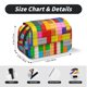 thumbnail image 5 of Disketp Colorful Plastic Blocks Pattern Estuche de Lápices de Doble Capa con Tapa Abatible y Cremallera, Organizador Escolar para Adolescentes y Adultos, 5 of 6