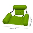 thumbnail image 2 of Inflatable Floating Row Backrest Inflatable Floating Bed Durable Portable Water Recreation Lounge Chair, 2 of 4