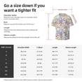 thumbnail image 5 of Gukieu different patchwork Print Men's Short-sleeved Shirts, Button-down Pocket Shirts, T-shirts, Beach Vacation Travel Summer Clothing-Medium, 5 of 5