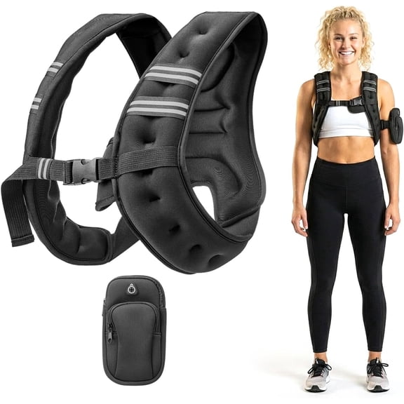 12lb Weight Vest for Walking, Adjustable Weight Training Vest for Workout