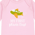 thumbnail image 4 of Inktastic My First Plane Trip Airplane Travel Boys or Girls Long Sleeve Baby Bodysuit, 4 of 5