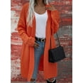 thumbnail image 2 of Women's Casual Open Front Knit Cardigans Long Sleeve Midi Sweater Coat, 2 of 5