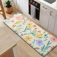 thumbnail image 5 of Pioneer Flower Floral Print Pattern Kitchen Rug Mat,Kitchen Runner Rugs Non Skid Washable,Decorative Kitchen Floor Mats for Kitchen,Sink,Laundry,17"x47.2", 5 of 7
