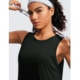 thumbnail image 4 of CRZ YOGA Women's Pima Cotton Sleeveless Loose Tank Tops Gym Yoga Tops Athletic Shirts, 4 of 7