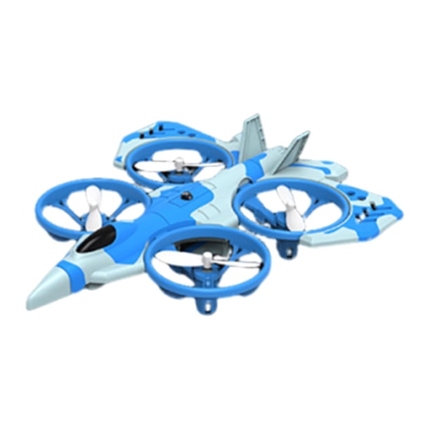 RC Quadcopter Fighter Modo sin cabeza Listo para modos de velocidad Fácil de planear para estacionar azul