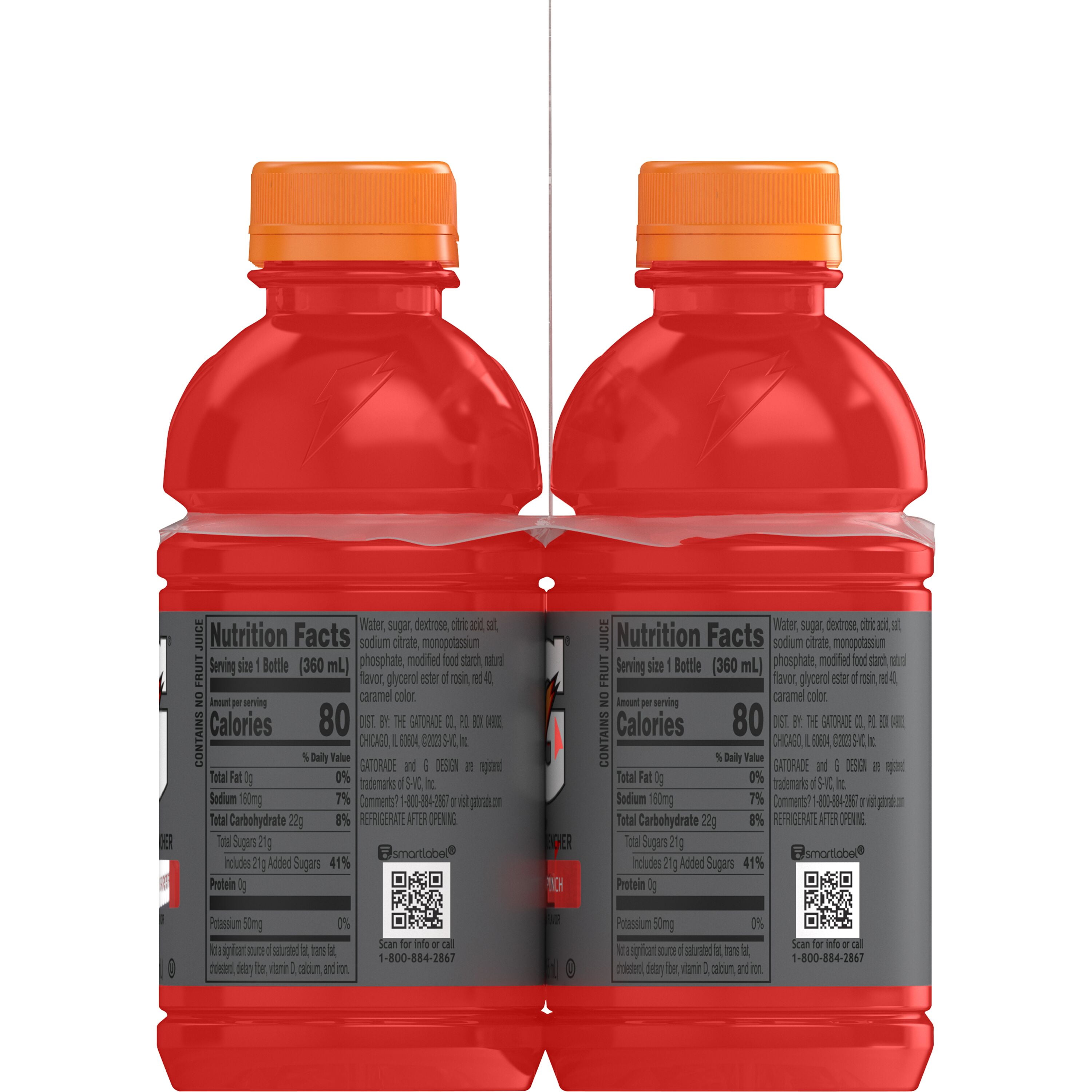 Gatorade Thirst Quencher Fruit Punch Sports Drinks, 12 fl oz, 12 Count Bottles