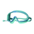 thumbnail image 2 of Gafas De Natación Con Tapón Para Los Oídos, Auricular Para Deportes Acuáticos, Piscina Al Aire Libre, Azul Y Verde azul verde, 2 of 9