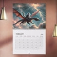 thumbnail image 3 of Calendario Arte Fantasy Cat Dragon Calendar 2025 para Casa Y Oficina, 3 of 9