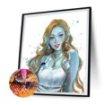thumbnail image 3 of Cuadros Decorativos Pintura de diamante 5D DIY diosa del océano Diamante de imitación redondo completo JShteea Nuevos Originales, 3 of 9