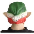 thumbnail image 3 of Disfraz de cosplay de látex con casco de elfo navideño, 3 of 3