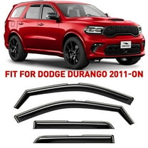 Voron Glass in-Channel Extra Durable Rain Guards for Dodge Durango 2011-2026, Window Deflectors, Vent Window Visors, 4 Pieces - 200486