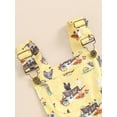 thumbnail image 5 of FEORJGP Kids Girls One-piece Overalls 1T 2T 3T 4T 5T 6T Toddler Baby Sleeveless Jumpsuits Shorts Farm Cow/Chicken Print Shortall Straps Buttons Pocket Little Girl Fashion Cute Summer Clothes, 5 of 8