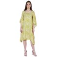 thumbnail image 1 of Moomaya Caftan à Épaules Dénudées Imprimé, Paréo pour Femmes, Robe d'Été, Robe Caftan, 1 of 6
