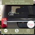 thumbnail image 3 of Car Window Decals Wishing I Was Fishing Vinyl Sticker Great Dad Quotes Glossy White, 3 of 7