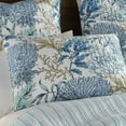 thumbnail image 3 of Levtex Home - Mahina Quilt Set - King Quilt + Two King Pillow Shams - Coastal - Taupe, Blue and White - Quilt Size (106x92in.) and Pillow Sham Size (36x20in. ) - Reversible - Cotton, 3 of 5