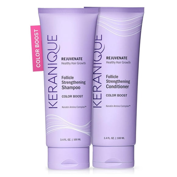 Set de champú y acondicionador Keranique Color Safe para mujer