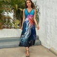 thumbnail image 5 of Jellyfish Ocean Style Art Sleeveless Dress Women's Summer Suit Dresses for Women 2025 Luxury Party Dress, 5 of 7