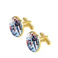 thumbnail image 2 of Ice Hockey Stylish Shirt Cufflink Set Made of Stainless Steel for Formal Clothing and Special Occasions, 2 of 6