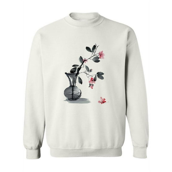 Fllower Vase. Sweatshirt Women -Image by Shutterstock, Female 3X-Large
