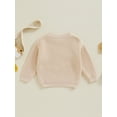 thumbnail image 6 of Michellecmm  Newborn Girl Boy Sweater Letter Lemon Embroidery Warm Knitted Pullover, 6 of 9
