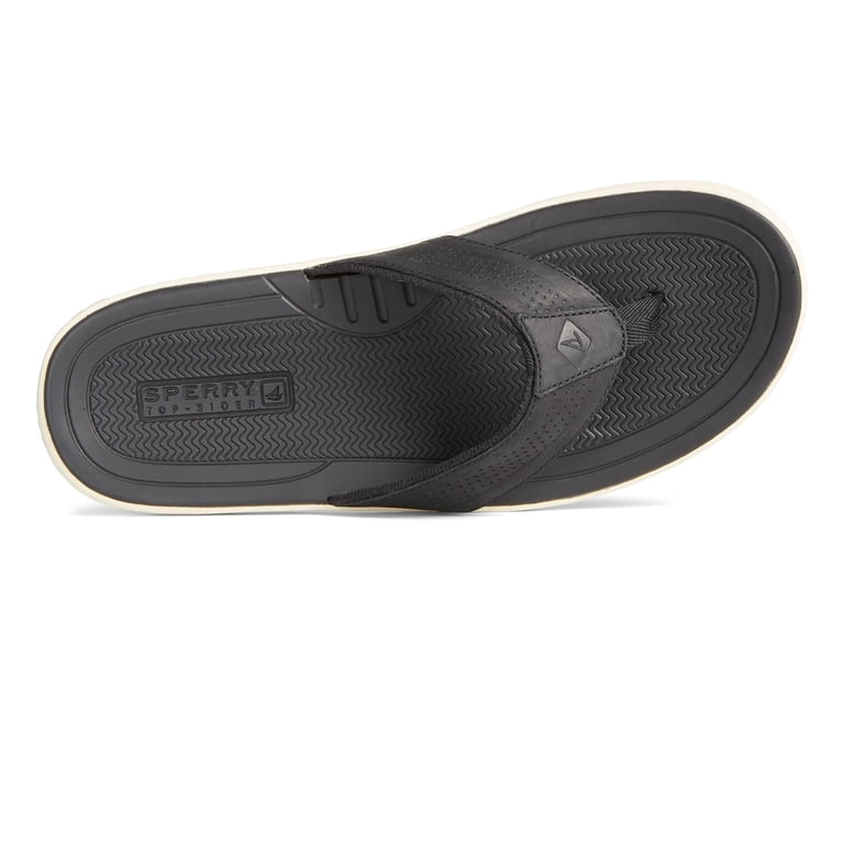 Sperry Men\'s Havasu Perf Leather Thong Sandal Size 11 Black Comfort Casual Style Amazon.com | Sperry Havasu Thong Perf Black 9 M (D) | Sandals main image 4