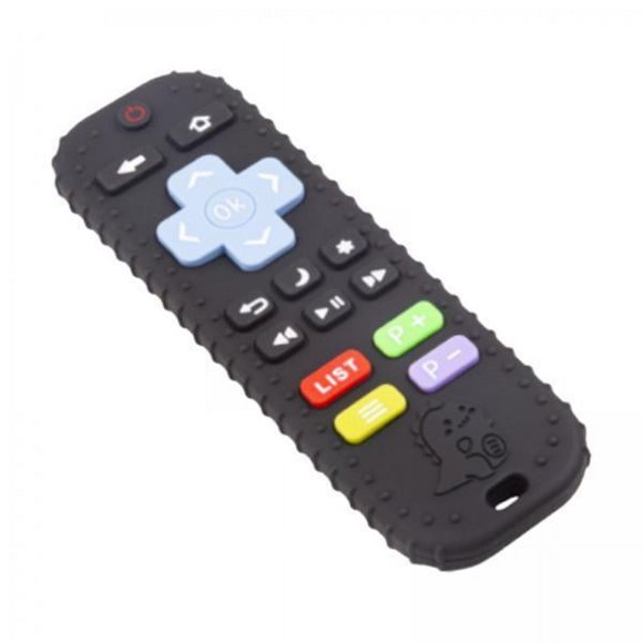 Juguetes para masticar Strade Fareast Limited para la dentición de niños pequeños de silicona con control remoto de TV paquete de 4
