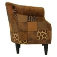 thumbnail image 6 of Fox Hill Trading Nikole Club Chair,  Safari Patchwork Print, 6 of 6