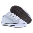 thumbnail image 4 of Converse Chuck Taylor All Star Cribster Mid Infant/Toddler Shoes Size 2, Color: Ghosted/White/Black, 4 of 5