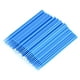 thumbnail image 1 of EeaseMX 100 microcepillos aplicadores desechables para extensiones de pestañas, hisopos de algodón, microcepillos para pestañas (azul), 1 of 8