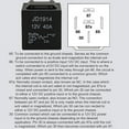 thumbnail image 6 of Automotive 5-Pin 30/40A 12V SPDT Relays with Interlocking Relay Sockets and in-Line ATC Fuse Holders, 6 of 7