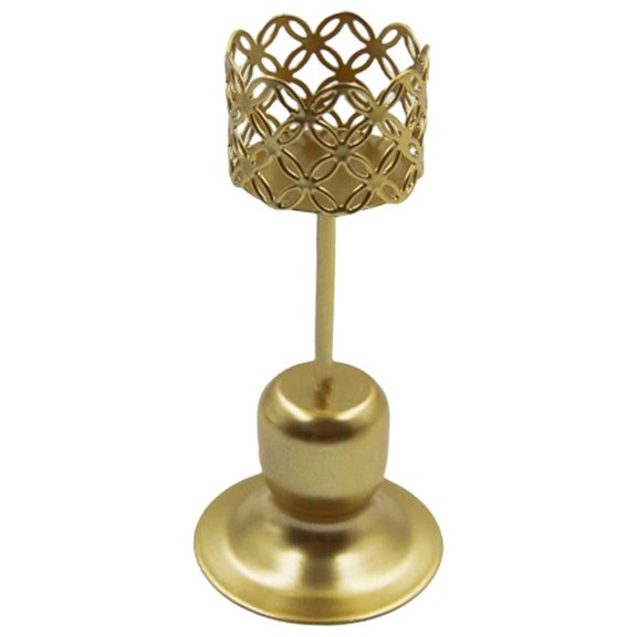 Fzaqwen Elegant Metal Candle Holder for Bedroom Decor - Add a touch of elegance to your bedroom with this stunning metal candle holder. Style B