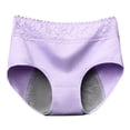 thumbnail image 5 of Breathe Cotton Brief Underwear for Women Mid-Rise Floral Postpartum Hipster Ladies Lace Panties Girls Full Coverage Briefs Cotton Stretch Briefs, 5 of 6