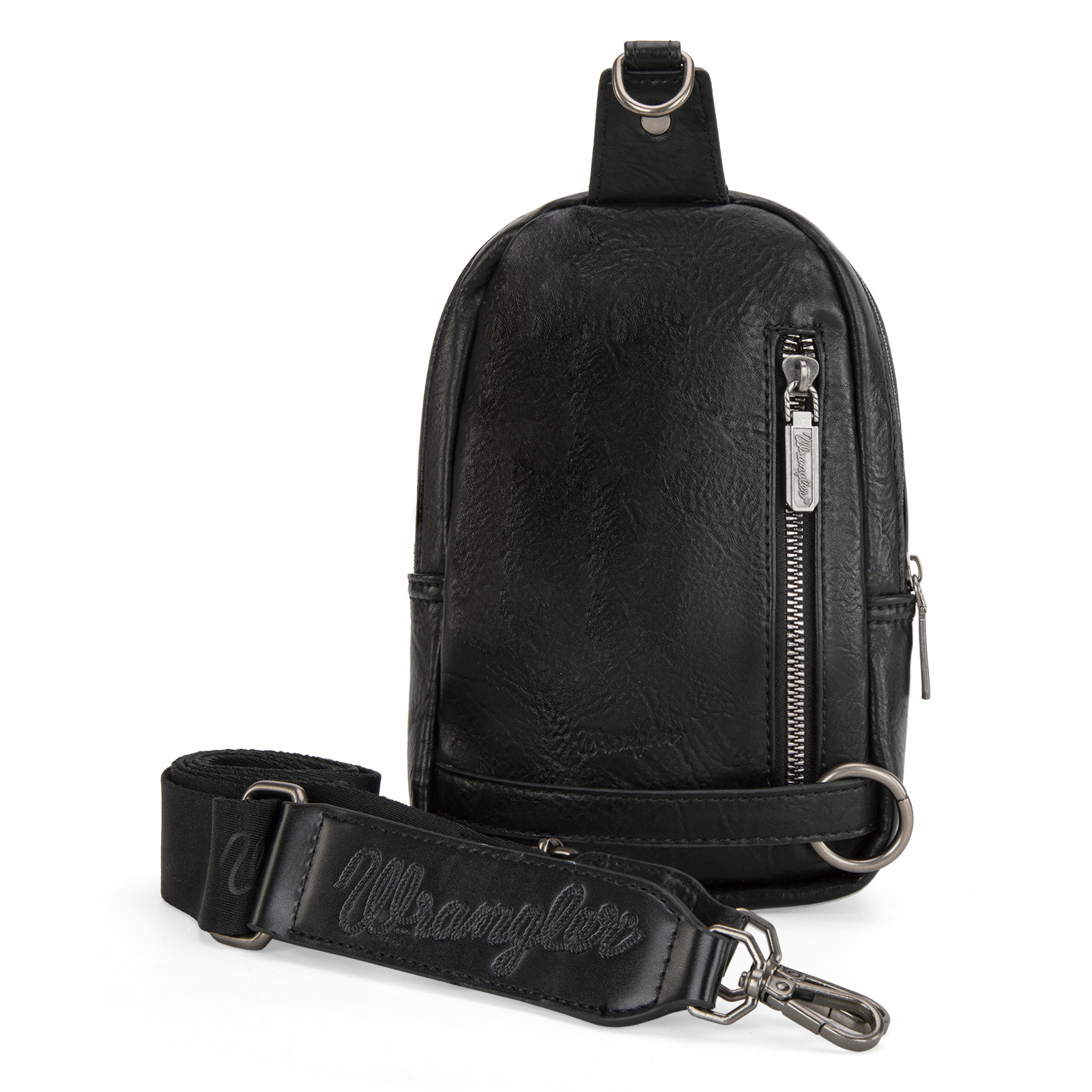 Wrangler Aztec Sling Bag for Women Western Knitted Crossbody Purse and Chest Bag With Adjustable Strap