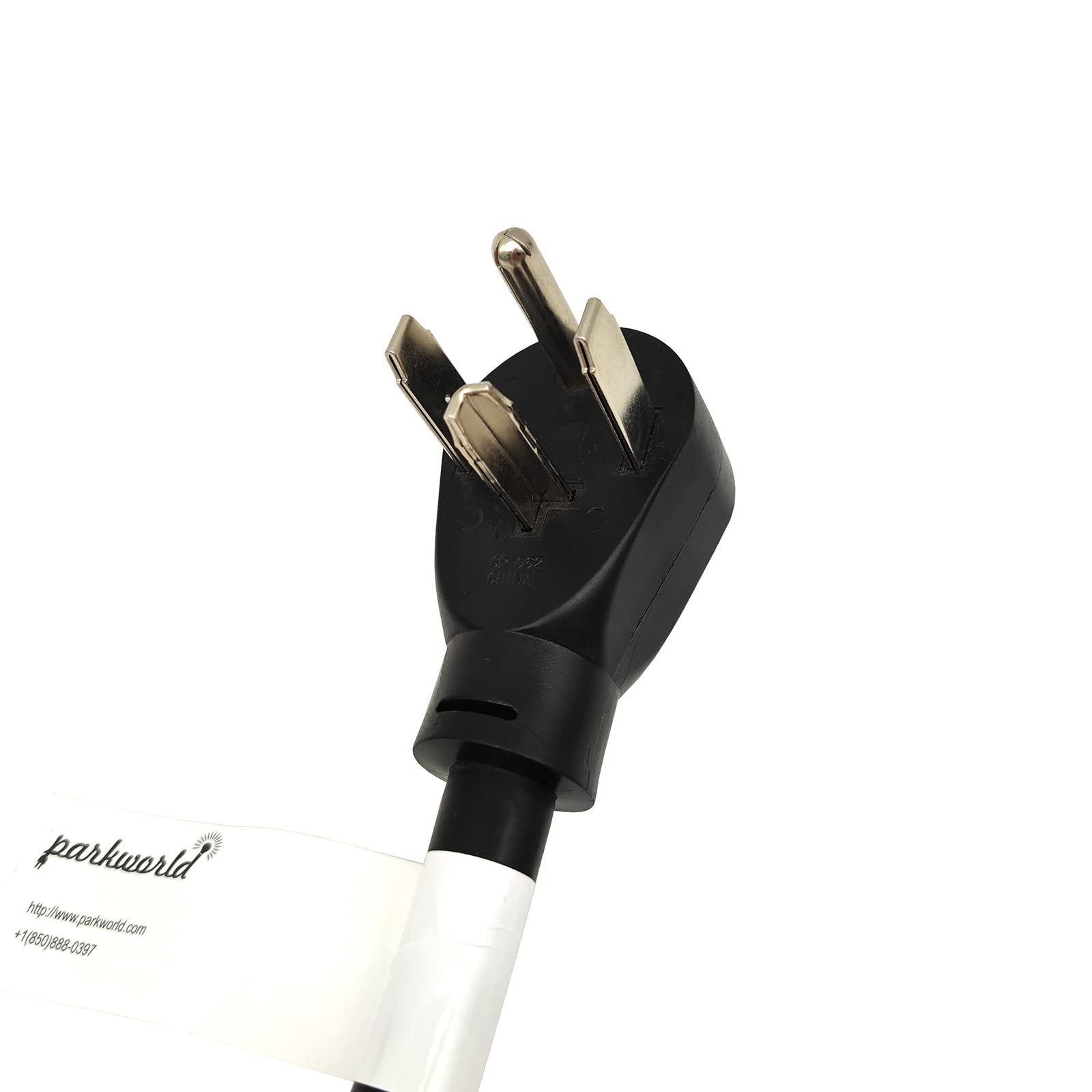 Parkworld 62602 NEMA 14-30 Splitter, Dryer 14-30P Male Plug to (3) 14-30R Female Tri-Outlet, Dryer 4-Prong 30 AMP 14-30 W Adapter Cord (3 feet)