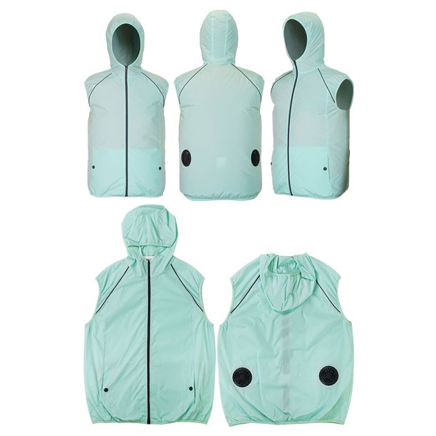 Ventilador al aire libre Ropa Deportes Refrigeración Aire acondicionado Ropa Ropa transpirable Wmkox8yii jkg1413