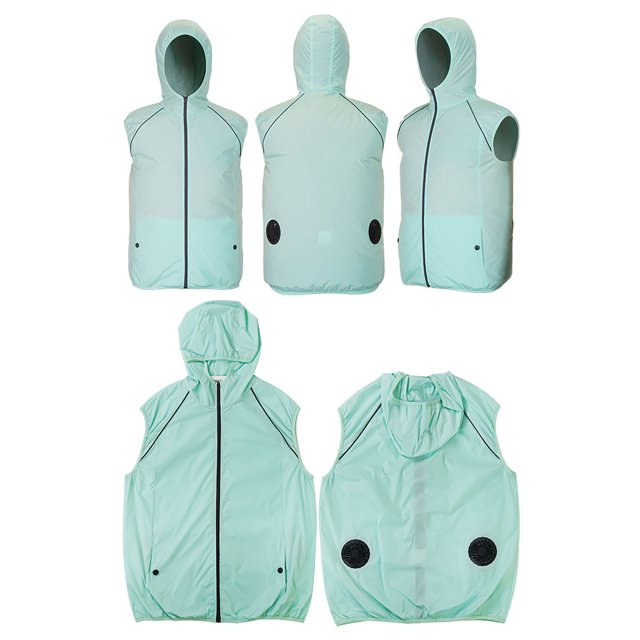 Ventilador al aire libre Ropa Deportes Refrigeración Aire acondicionado Ropa Ropa transpirable Wmkox8yii jkg1413
