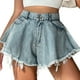 thumbnail image 5 of Guardurnaity Pantalones cortos de mezclilla Pantalones vaqueros de verano Pantalones sueltos Agujero de moda Vintage Resistencia al desgaste Prendas para la parte inferior del cuerpo 2XL, 5 of 6