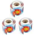thumbnail image 4 of 3 Rolls Splatter Target Dot Target Paper Clear Color Printed Targets 7.6x7.6cm, 4 of 8