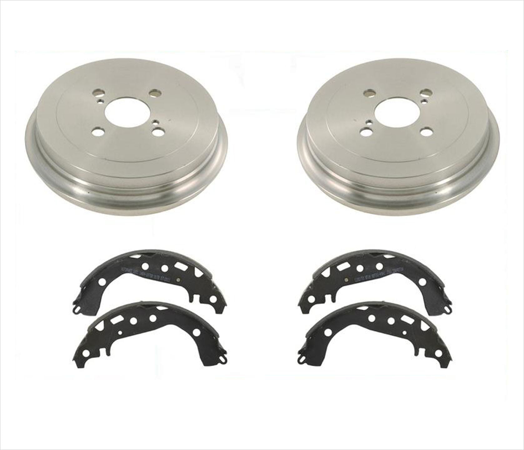 Rear Drums and Brake Shoes 3pc Kit for Toyota Yaris 2006