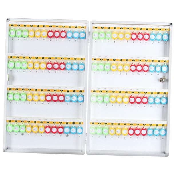 Caja de seguridad para llaves Estuche para guardar llaves Estuche de pared Caja para guardar llaves Organizador de armario para llaves Posición 96