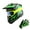 Youth Bundle A Green, variant on 1Storm Youth Kids Motocross Helmet BMX MX Bike Helmet Teenager Racing Style Youth_HF801; Matt Black + Goggles + Skeleton Glove Bundle