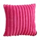 thumbnail image 2 of Funda de almohada navideña con borde, funda de cojín decorativa de felpa | Funda de cojín festiva para las fiestas | Tejido suave y acogedor con cremallera oculta, 2 of 6