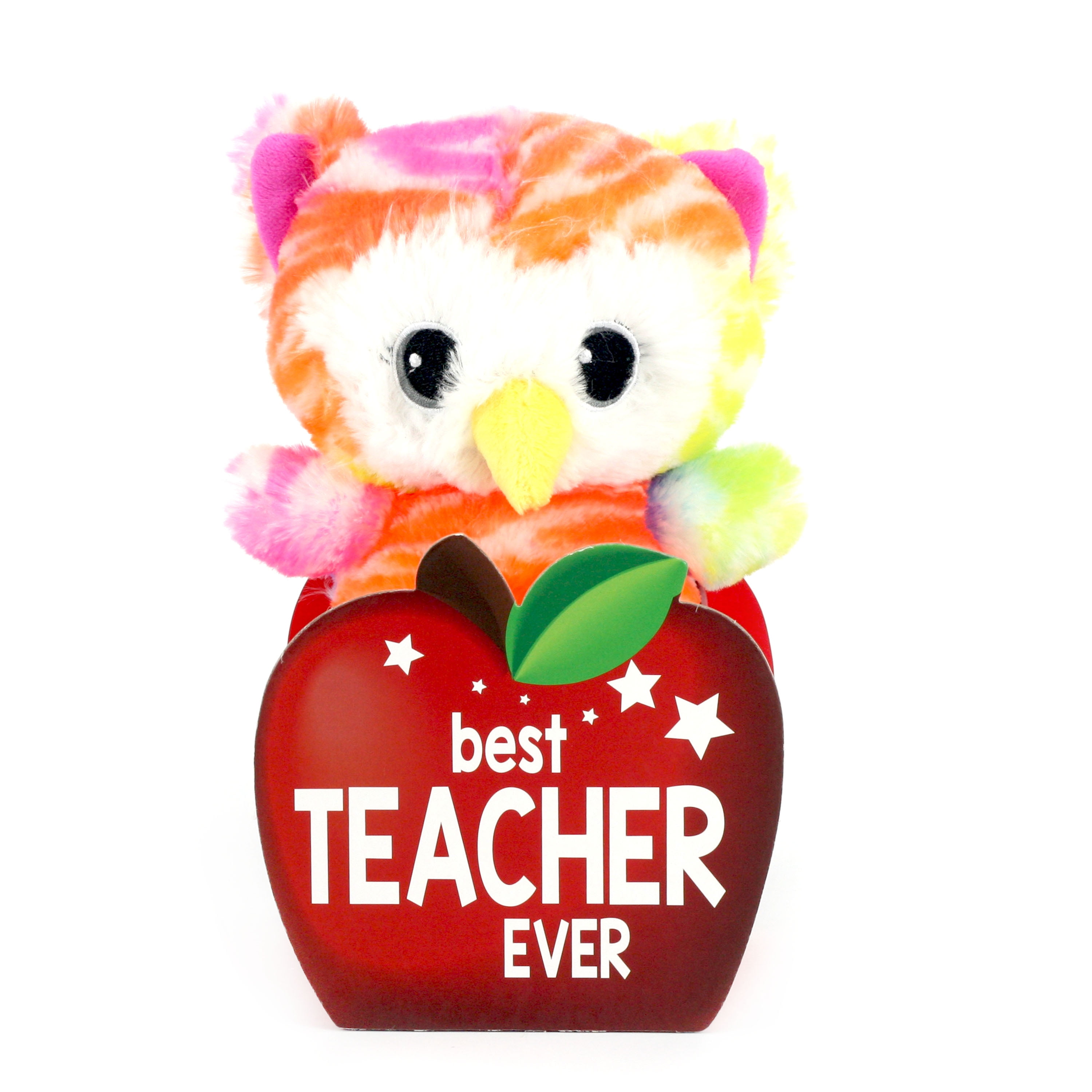 rainbow owl stuffed animal