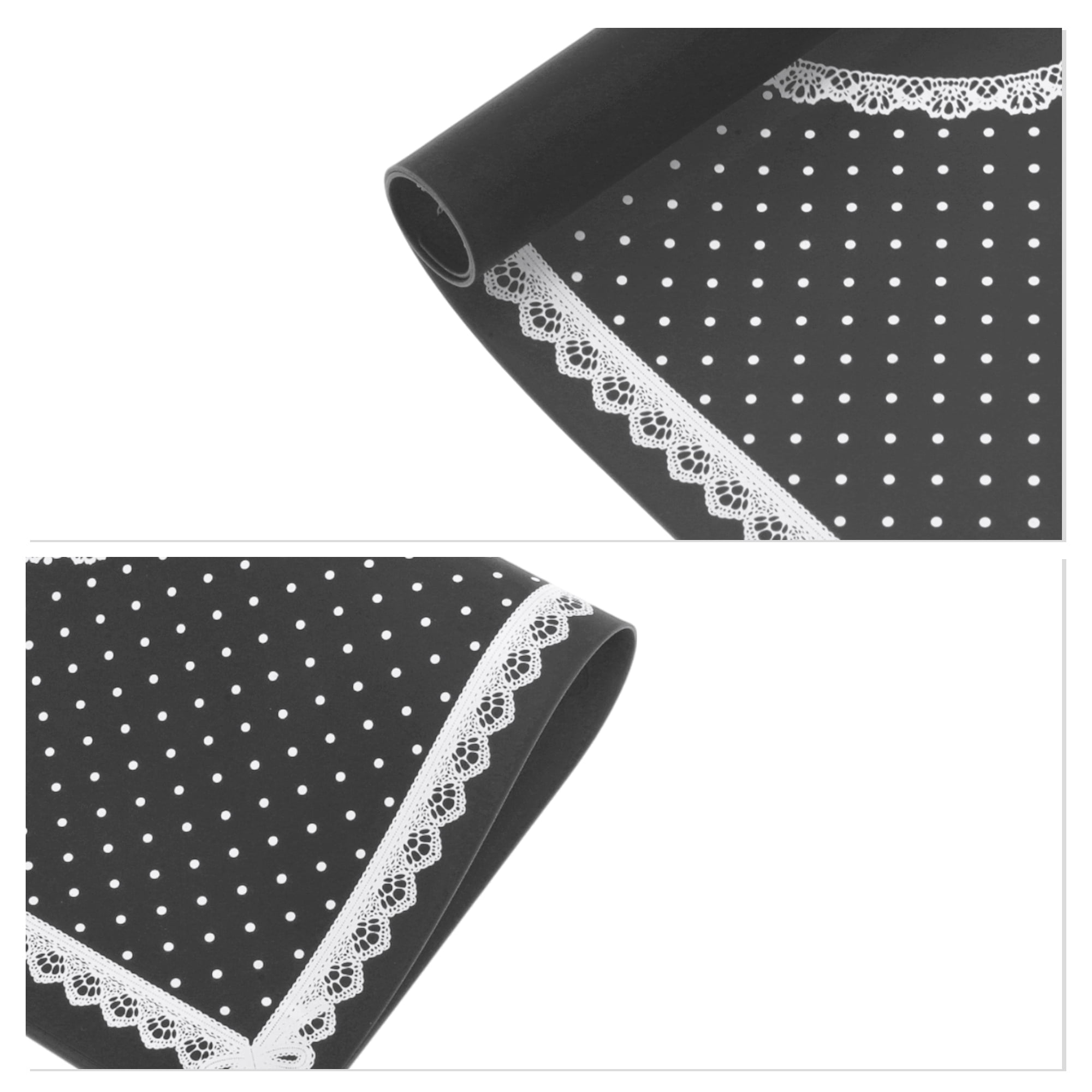 Unique Bargains Lightweight Nail Art Stamping Mat 1 Pc Black