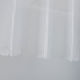thumbnail image 4 of 2 Piece Elegant Faux Silk Dual Color Splicing Sheer Window Valance,Rod Pocket Curtain for Kitchen, Café, Dining, and Bathroom Decor, 4 of 6