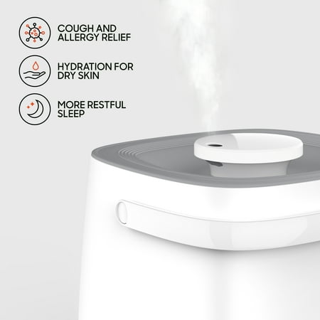Sharper Image - MIST 4 Ultrasonic Humidifier - White