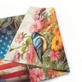thumbnail image 6 of Shangniulu America Patriotic Floral Daisy Double Sided Spring Bird Summer Yard Flag Seasonal Outdoor House Flag  White, 6 of 6