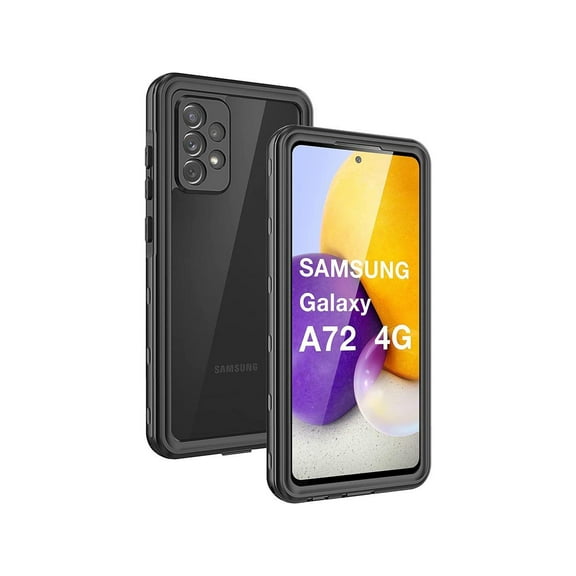 Samsung Galaxy A72 4G Waterproof Case, Underwater Case Built-in Screen Protector,Heavy Duty Shockproof Protective Cover for Galaxy A72 4G (Not Fit for 5G)